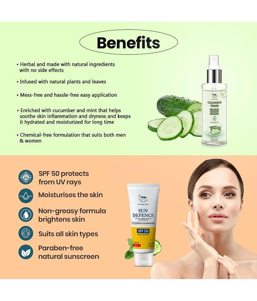 TNW - The Natural Wash Hydrating Skin Toner For Normal Skin ( Pack of 2 ) view 2