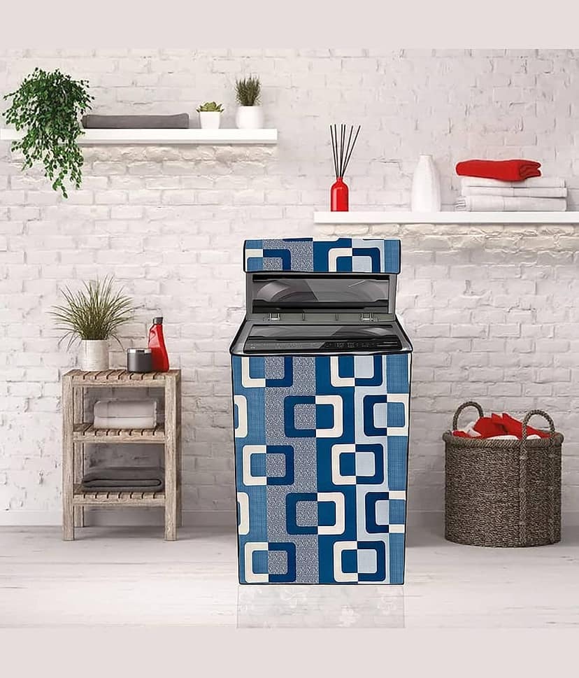 ENTICE Top Load Washing Machine Cover Compatiable For 8 kg - Blue