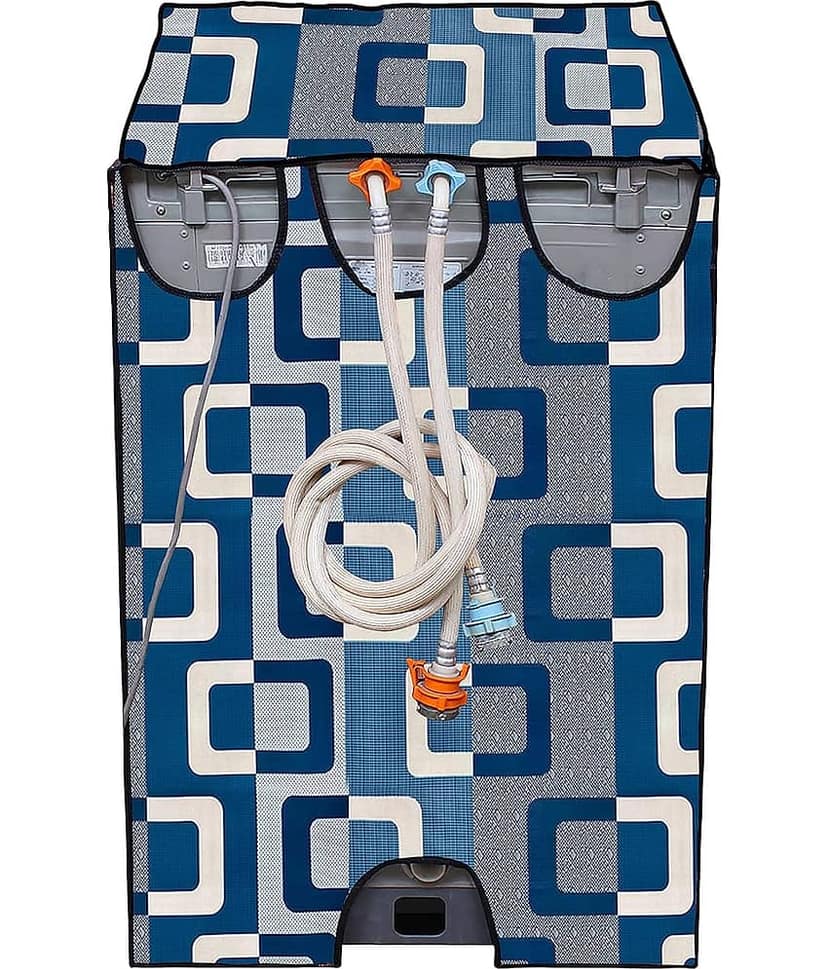 ENTICE Top Load Washing Machine Cover Compatiable For 8 kg - Blue view 2
