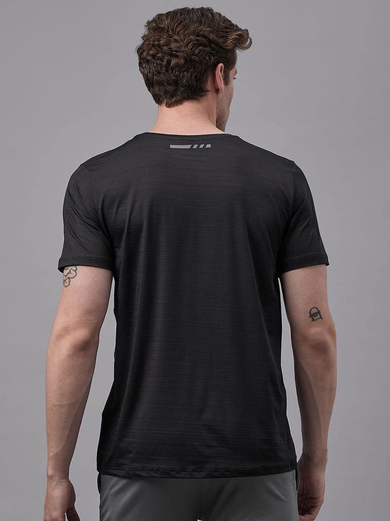 Masch Sports Men’s Dri-Fit Sports & Active Wear, Running & Training Half Sleeves Polyester Round Neck T-Shirt view 6