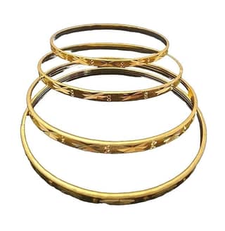 Indian Traditional Gold Plated Bangles Set of 4 for Women