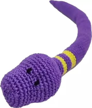 Capt Zack Crochet Snake Dog Toy