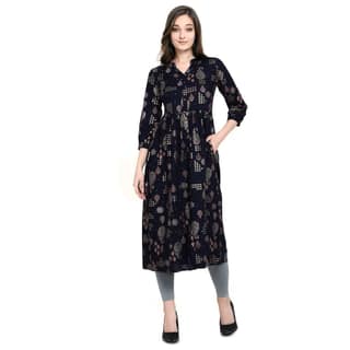 Pinkriti Women Rayon Anarkali Kurta