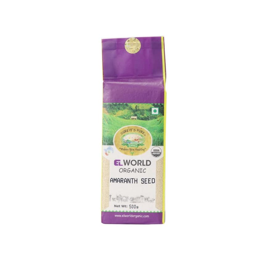 ELWORLD AGRO & ORGANIC FOOD PRODUCTS Amaranth Seed Rich In Fiber And Protein 500G (Pack Of 4), 2Kg view 4