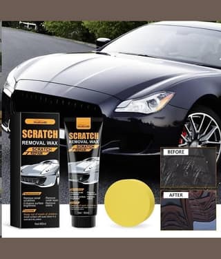 Bhavyta Black Scratch Remover Wax For All Cars & Motorbikes ( Pack of 1 )