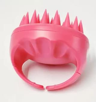 Elecsera Shampoo Brush with Soft Silicone Bristles, Anti Dandruff, Exfoliating Scalp Care ()