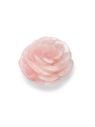 Floral Carving in Pale Pink