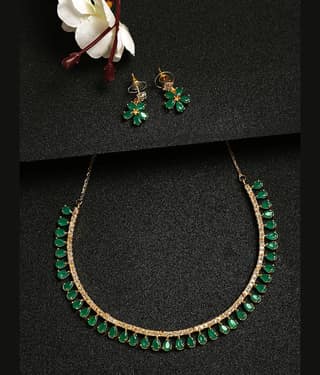 YOUBELLA Green Body Chain ( Pack of 1 )