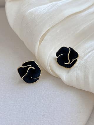 Ishkaara Midnight Bloom Earrings