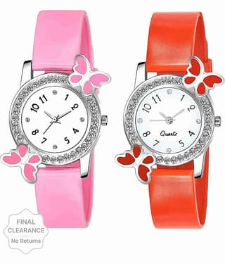Trex Pink Silicon Analog Men's Watch