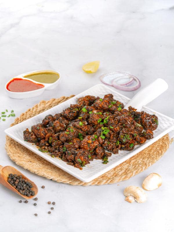MUSHROOM PEPPER FRY