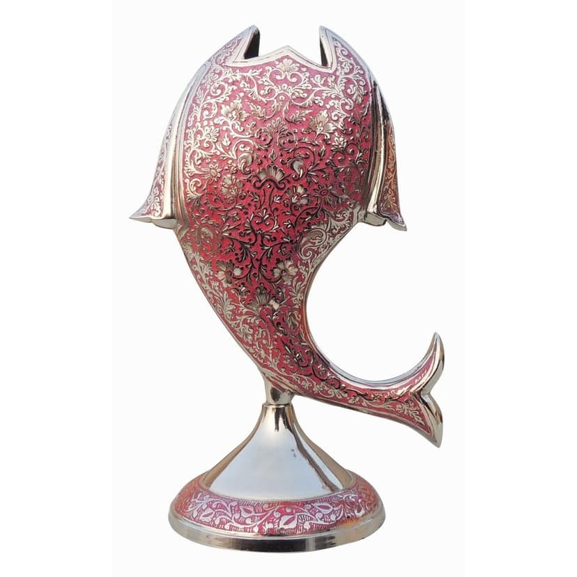 Home Decorative Fish In Red Colour, Vase (FMAS718 B) view 2