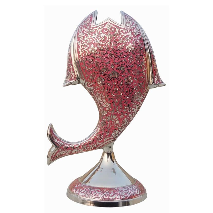 Home Decorative Fish In Red Colour, Vase (FMAS718 B) view 3