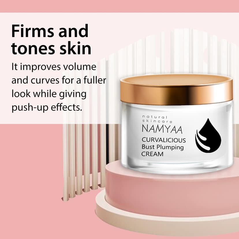 Namyaa Plumping Cream for Women, Boosts collagen production and Volume - 200g view 2