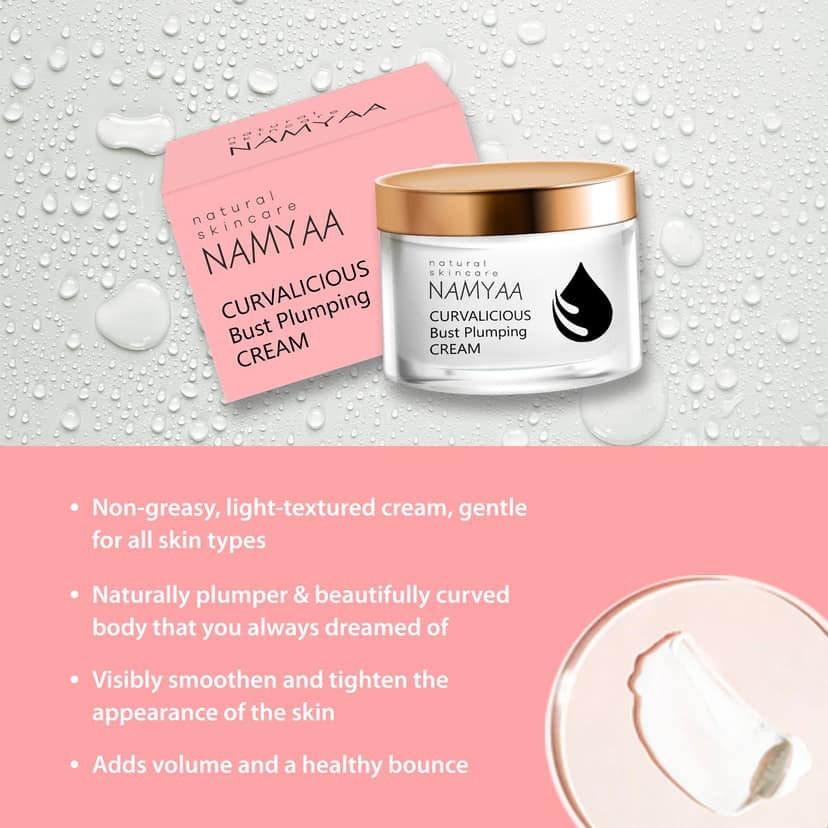 Namyaa Plumping Cream for Women, Boosts collagen production and Volume - 200g view 3