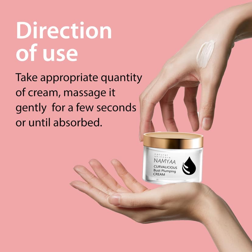 Namyaa Plumping Cream for Women, Boosts collagen production and Volume - 200g view 4