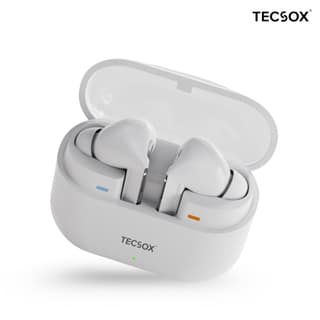 Order TecSox Audora Bluetooth Earbuds | Deep Bass | Under 1000 Order TecSox Audora Bluetooth Earbuds | Deep Bass | Under 1000 - White