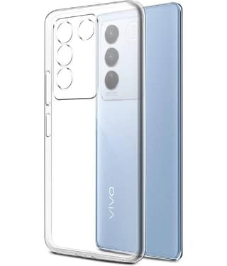 ZAMN - Transparent Silicon Plain Cases Compatible For Vivo V27 Pro ( Pack of 1 )