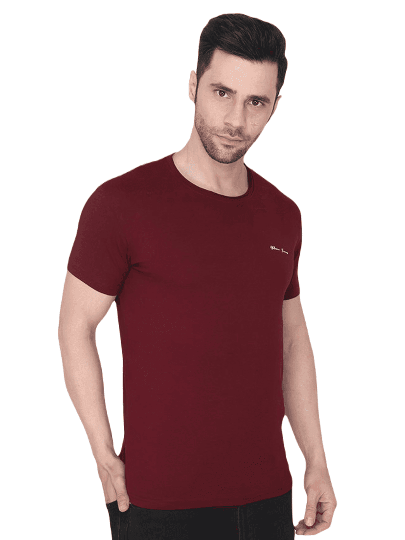 Albion Mens K.Devraj Coffee T-Shirt view 2