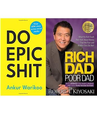 Best combo- Rich dad poor dad +Do epic shit (English Paperback)