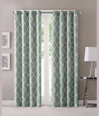 V21 decod Graphic Room Darkening Eyelet Curtain 5 ft ( Pack of 1 ) - Green