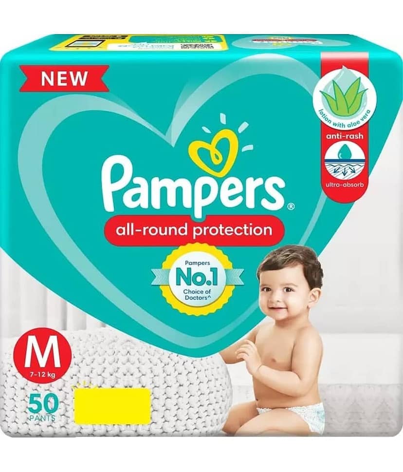 Pamper M Diaper Pants ( Pack of 50 )