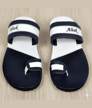 Altek White Men's Thong Flip Flop