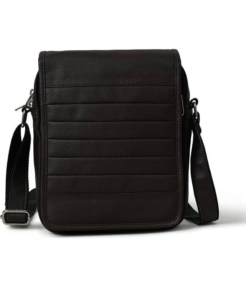 MATRICE - Brown Solid Messenger Bag