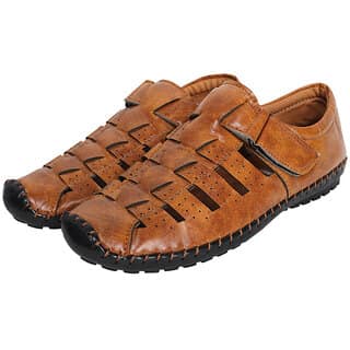 Ar Gold Comfortable Mens Sandals Sw3 (Tan)