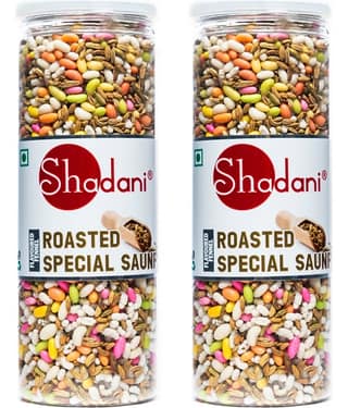 Shadani Roasted Special Saunf Hard Candies 225 gm Pack of 2