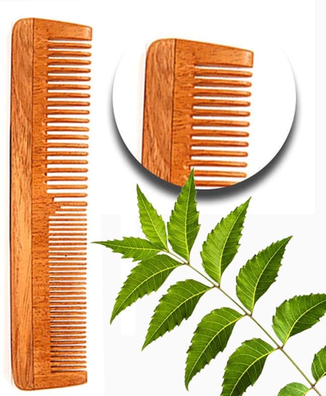 Rufiys Wooden Comb For Hair Growth | Anti Dandruff | Women & Men Combo… view 2