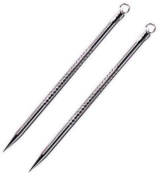Elecsera Stainless Steel Blackhead Remover Needle Two Pointed Tip (Pack Of 2)