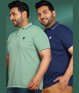 ADWYN PETER Men 100% Cotton Regular Fit Solid T-Shirt ( Multicolor9 )