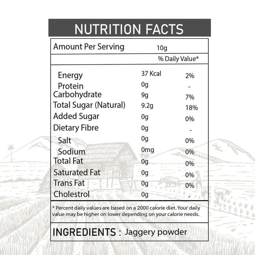 Organic Sugarcane Jaggery Powder view 3