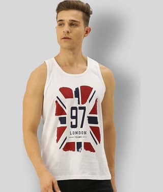 Veirdo Pack of 1 Cotton Regular Fit Men's T-Shirt ( White )