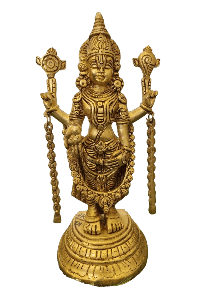 Brass Statue of Lord Vishnu