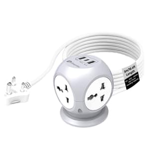 Power Qube PD20 7-in-1 Power Extension with QC3.0 & 20W PD UM1222WHT