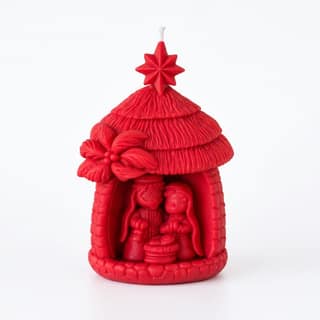 NATIVITY SCENE PILLAR CANDLE