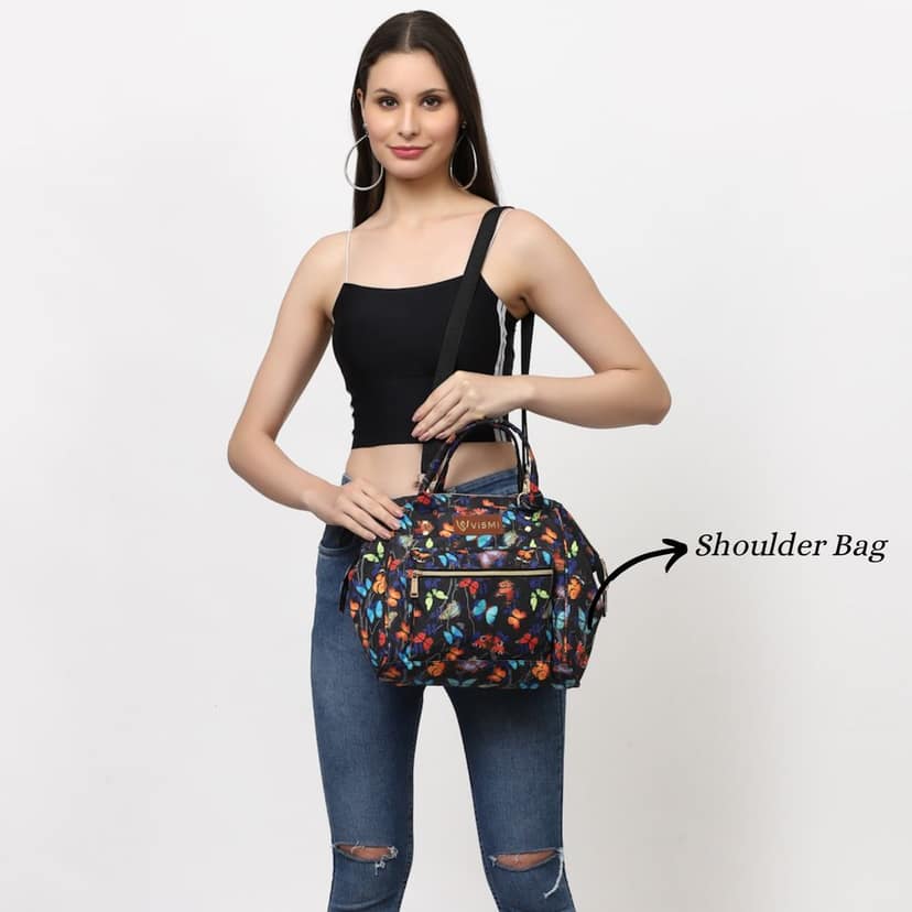 VISMIINTREND Diaper Bags for Mom | Travel Maternity Backpack Bags | Water Resistant | Premium Oxford Fabric | Gifts for Mom to Be | Baby Shower Gift view 2