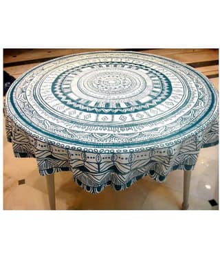 Miyan Bazaz Textiles 4 Seater Cotton Single Table Covers