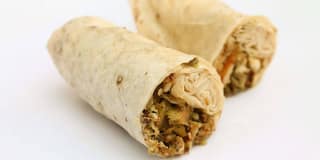 Malai tikka rumali roll