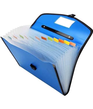 Ravaritya Graphic - Blue Expandable File ( Pack of 1 )