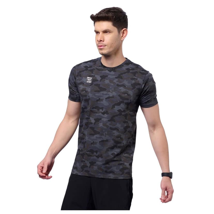 DOMIN8 Men's Camouflage Outdoor T-Shirt for Running/Training/ Gym workout/sports. view 3