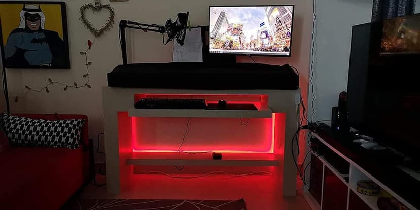 DAYBETTER� 4 Meter 2835 Cove Led Light Non Waterproof Fall Ceiling Light for Diwali,Chritmas Home Decoration with Adaptor/Driver (Red,60 Led/Meter) | NW-A-13 view 2