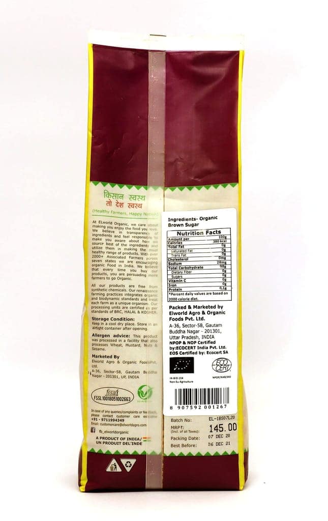ELWORLD AGRO & ORGANIC FOOD PRODUCTS Brown Sugar 1Kg (Pack of 10) Best for Health 10Kg Sugar view 3