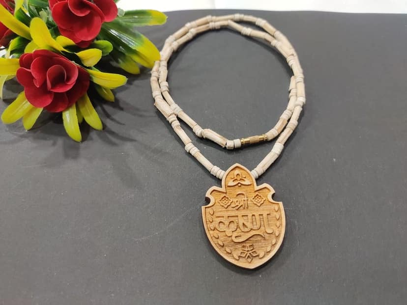 GOKULAM Tulsi Kanthi with Kalash LOCKET LK-MSG view 2