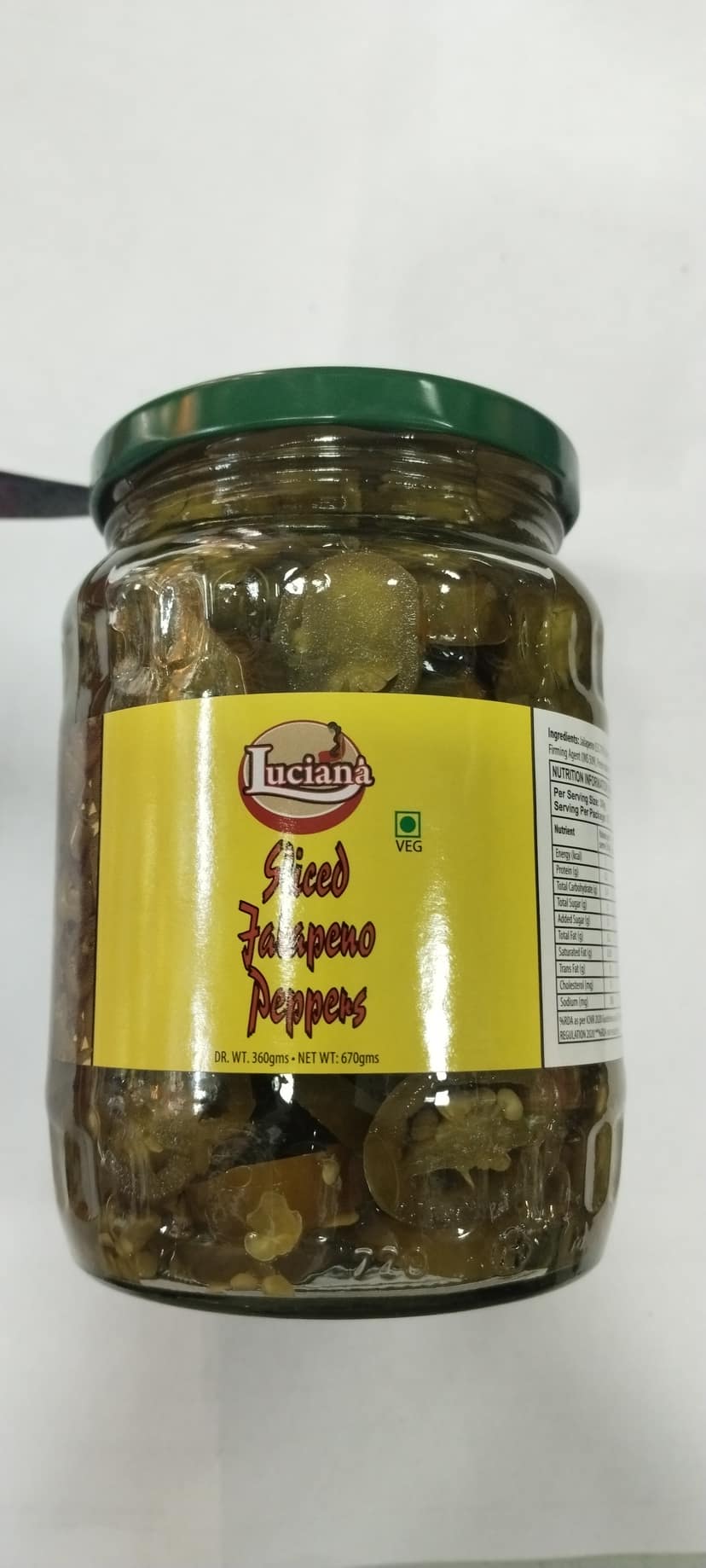 Luciana Sliced Jalapeno