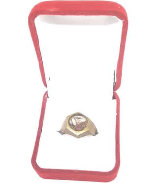 Apna Rudraksha Religious Ring Trishakti Shankh jadit Ring ( Pack of 1 )