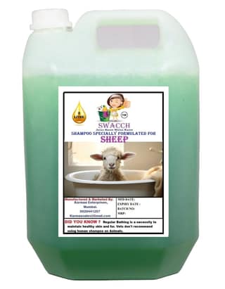 Swacch Shampoo Specially Formulated for Sheep (5 Litre) Neem Alovera