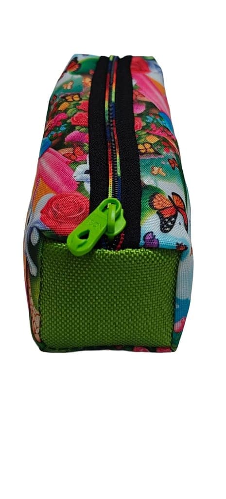 Girls Fairy Tale Princess Floral Pencil Case for School Supplies view 3